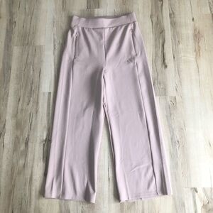 adidas Women's Nude Wide Leg Ankle Length Track Pants